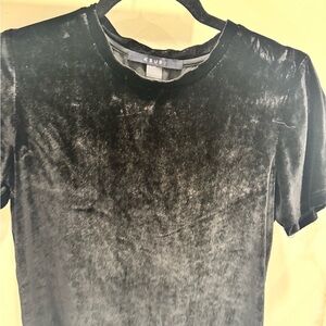 🖤 Ksubi Black Velvet Tee – Size XS